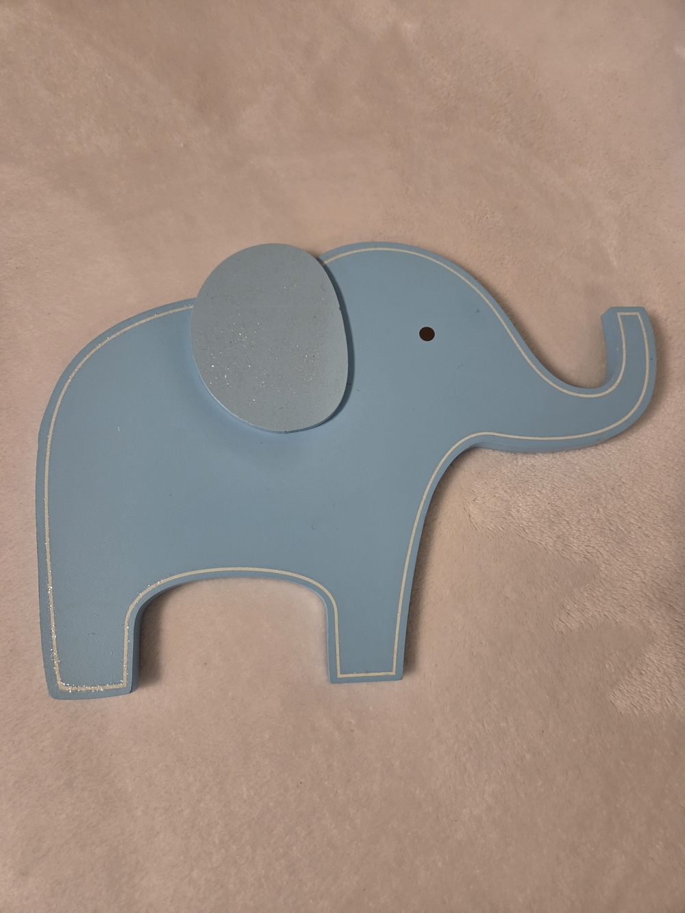 Cute Kids Wooden Elephant Wall Decor